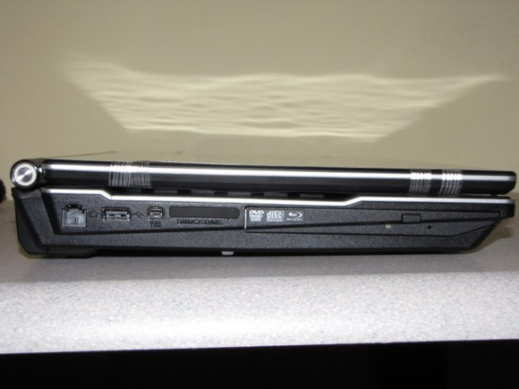 DVD / Blu-Ray, card reader, 1394 firewire, USB, and modem